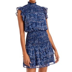 Aqua Bloomingdale’s Smocked Mini Dress size small